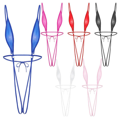 Heart Goes Numb Crotchless Lingerie LacyNighty Lingerie & Intimates