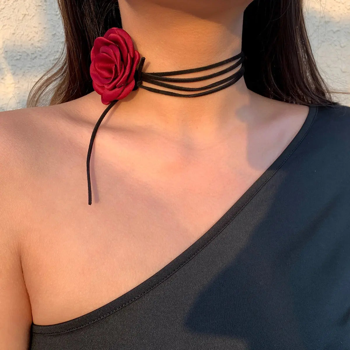 Rose Choker Lacy0301Goth