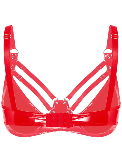 Kelsey Wetlook Bra Lavah Intimates