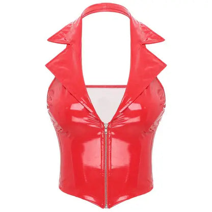 Leather Crop Tops Lacy0301 Other