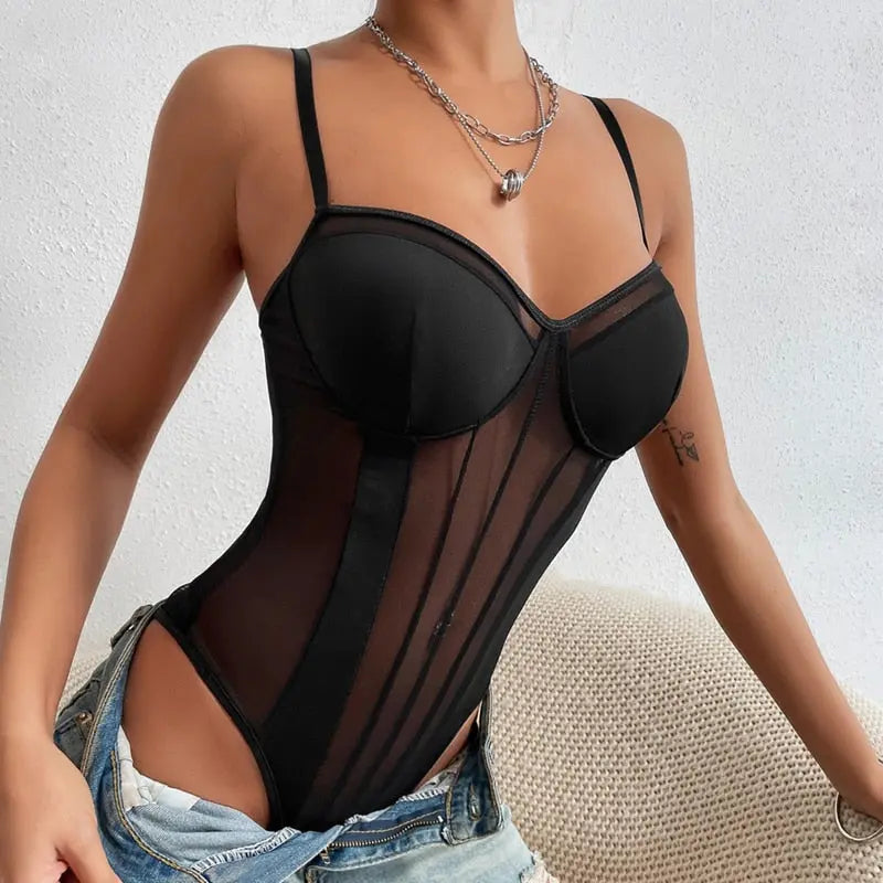 LacyNighty™ Model BS231 LINGERIE DROPSHIPPING STORE Bodysuit
