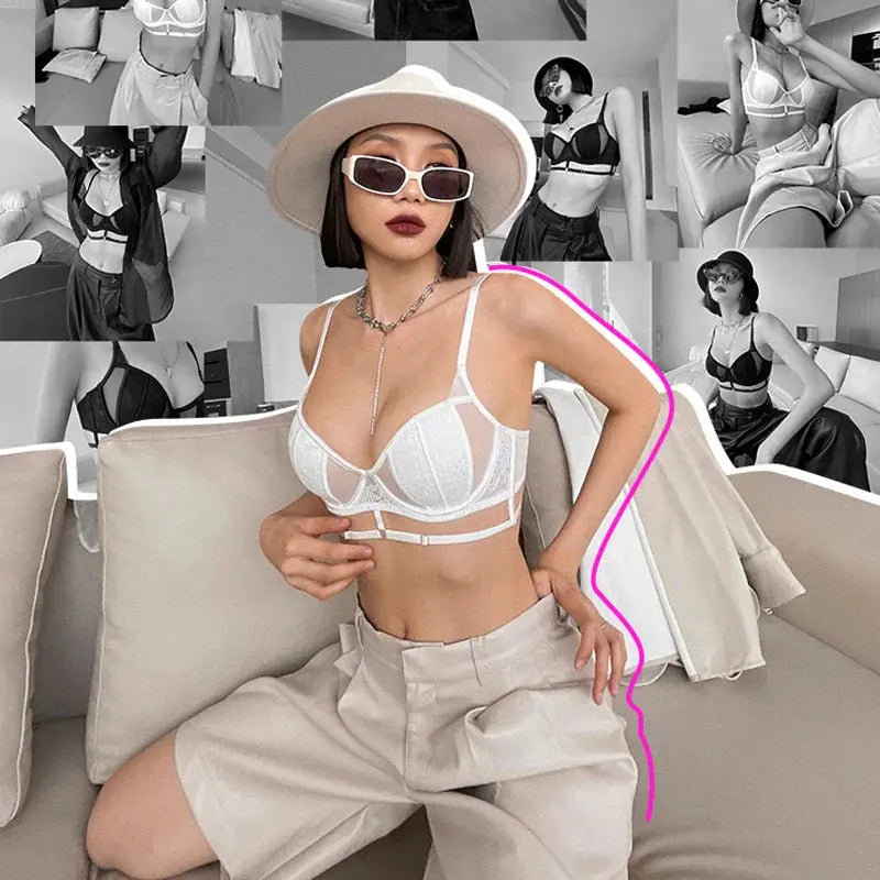 Something Ain't Right Bra Set LacyNighty Lingerie & Intimates