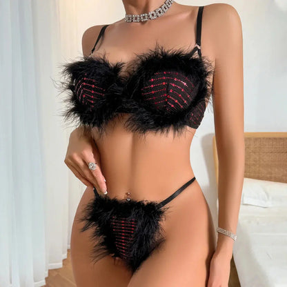 Classic Noir Elegance Lingerie LacyNighty Lingerie & Intimates