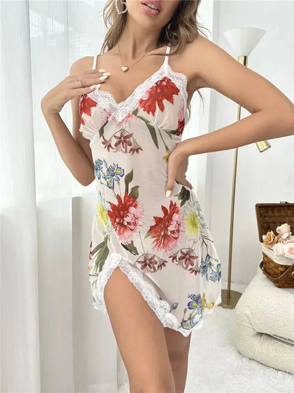 Falling Just As Hard Nightdress LacyNighty Sleeping Wear