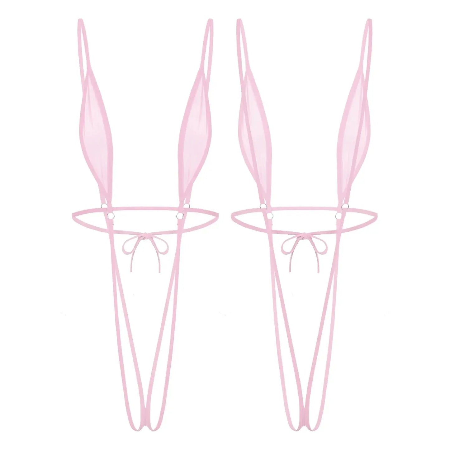 Heart Goes Numb Crotchless Lingerie LacyNighty Lingerie & Intimates