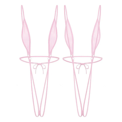 Heart Goes Numb Crotchless Lingerie LacyNighty Lingerie & Intimates