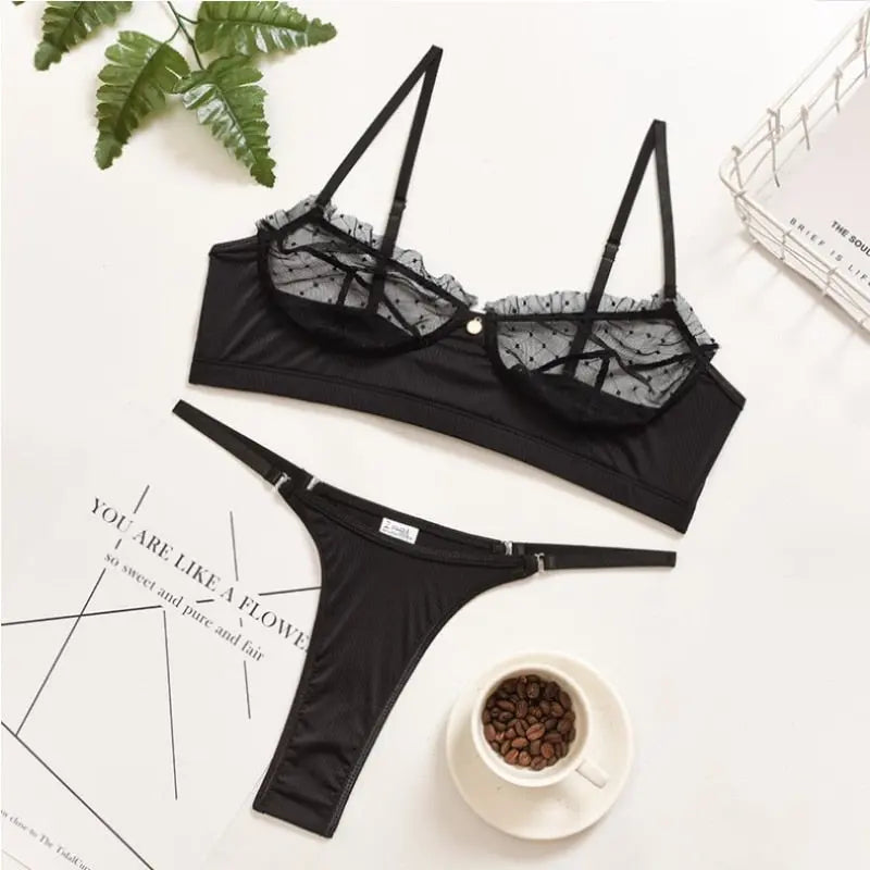 Broken Connection Bra Set LacyNighty Lingerie & Intimates