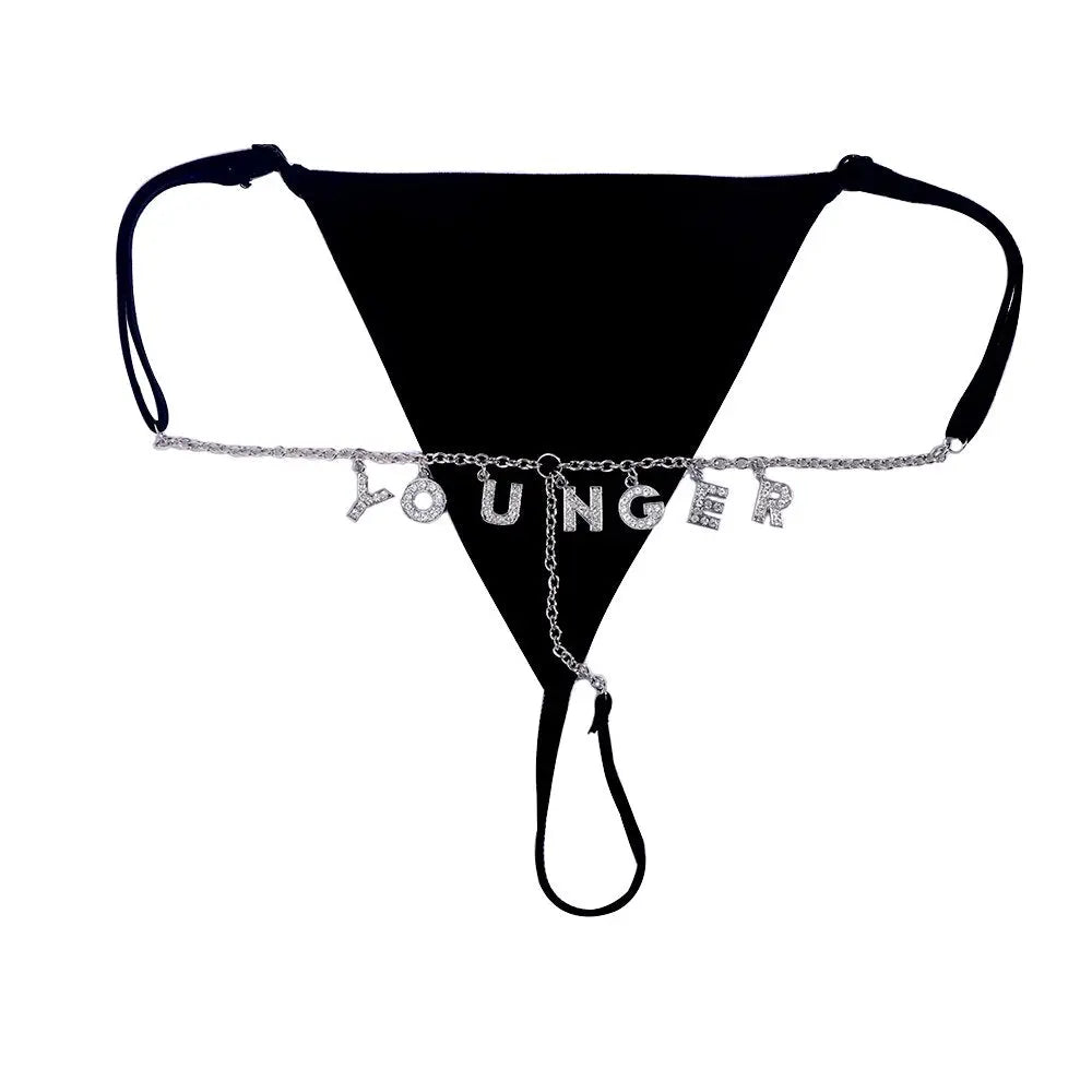LacyNighty™ Naughty Whispers Lace Thong CARAQUET g-string