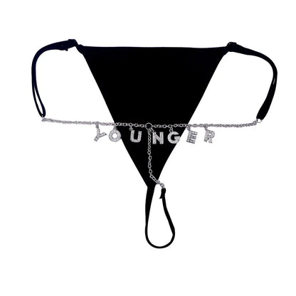 LacyNighty™ Naughty Whispers Lace Thong CARAQUET g-string