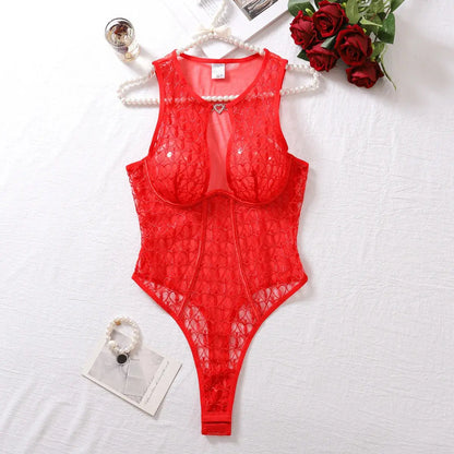 This Burning Memories Teddies LacyNighty0212 Lingerie & Intimates