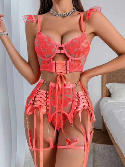 Citrus Blaze Lingerie Set LAVAH INTIMATES