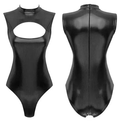 Metallic Leather Bodysuit Lacy0301 Other