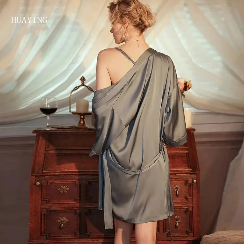 LacyNighty™ Ice Silk Set Lacy Nighty