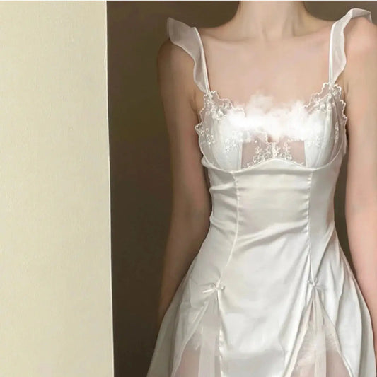 Make You Feel Warm Nightdress LacyNighty0212 Sleeping Wear