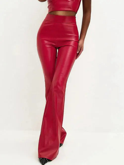 High Waist Leather Pants Lacy0301 Other