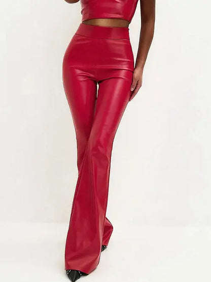 High Waist Leather Pants Lacy0301 Other