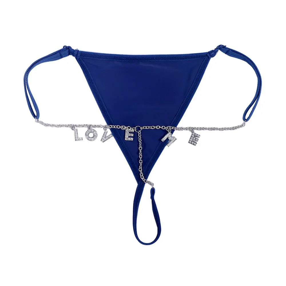 LacyNighty™ Naughty Whispers Lace Thong CARAQUET g-string