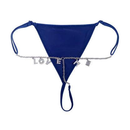 LacyNighty™ Naughty Whispers Lace Thong CARAQUET g-string