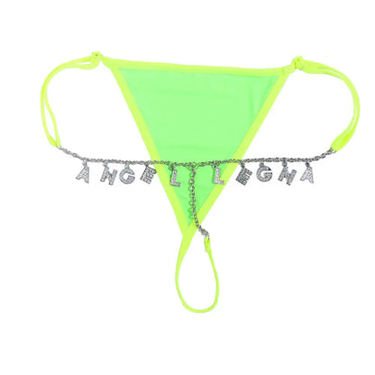 LacyNighty™ Naughty Whispers Lace Thong CARAQUET g-string