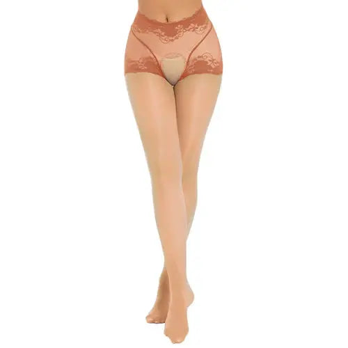 Open Crotch Pantyhose Lacy0301 Other
