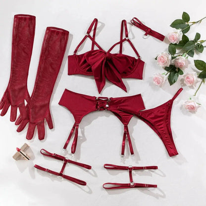 LaycyNighty™ Elena Bowknot set LacyNighty0312 Lingerie Set