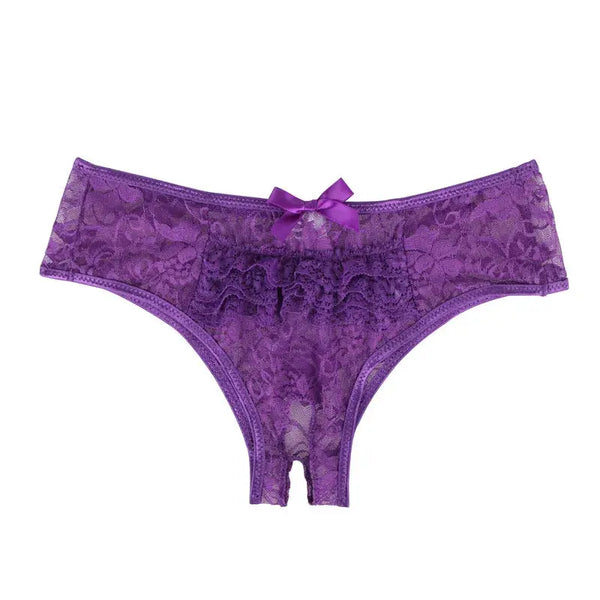 Feels The Moment Crotchless Panties LacyNighty Panties