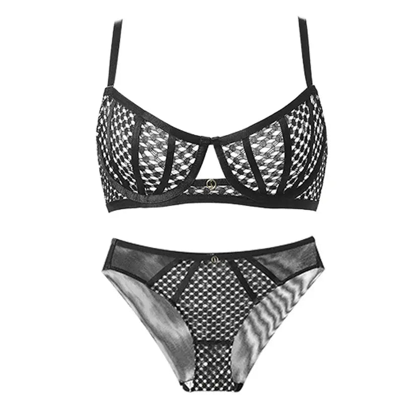 Wrong Way To Cross Bra Set LacyNighty Lingerie & Intimates