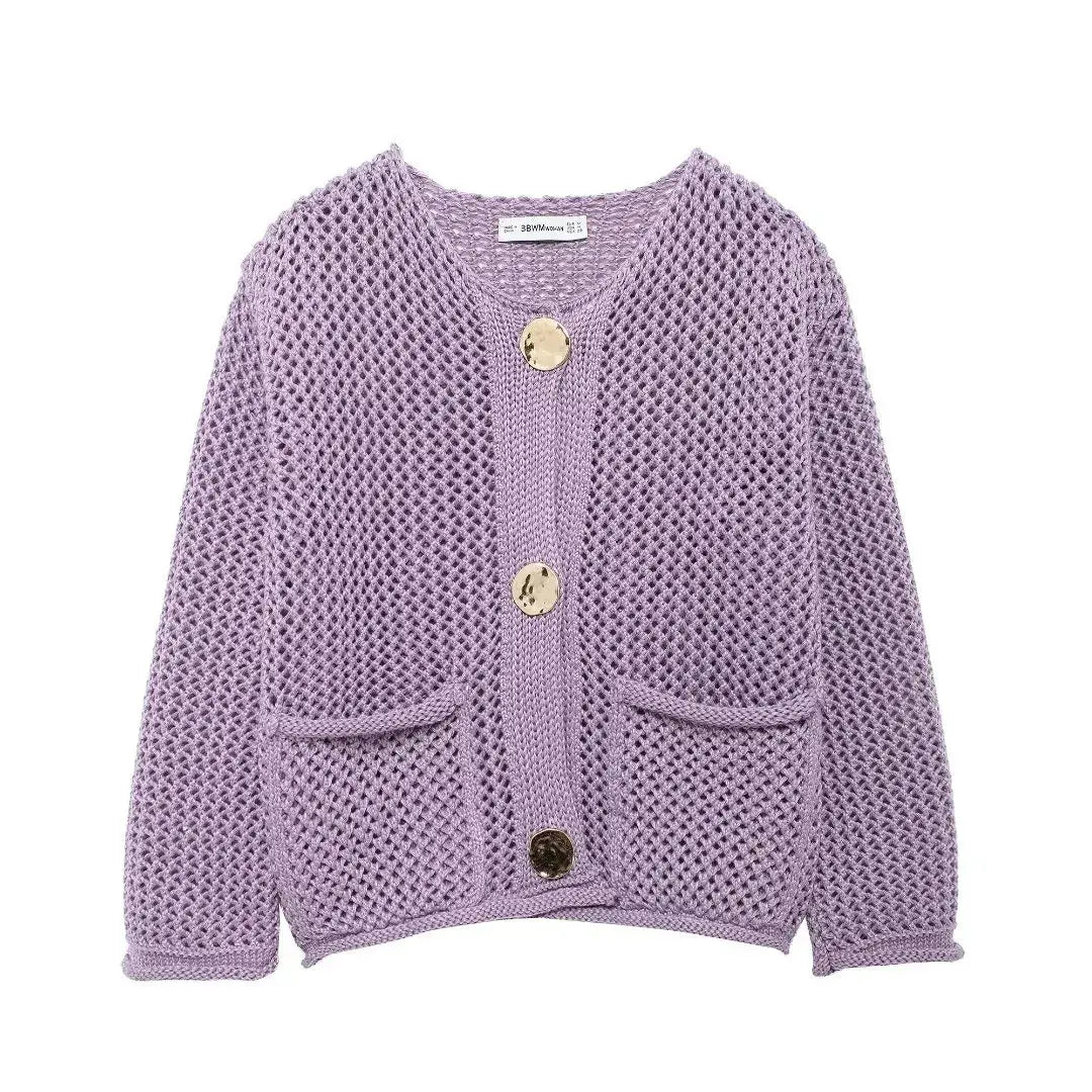 Knitted Cardigan Lacy