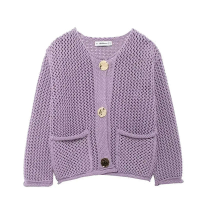 Knitted Cardigan Lacy
