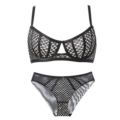 Wrong Way To Cross Bra Set LacyNighty Lingerie & Intimates