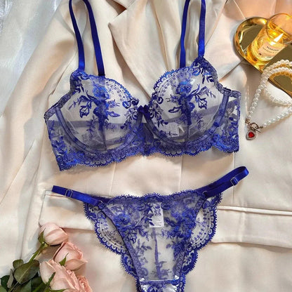 LaycyNighty™ Lina's Embroidery Set LacyNighty0312 Lingerie Set