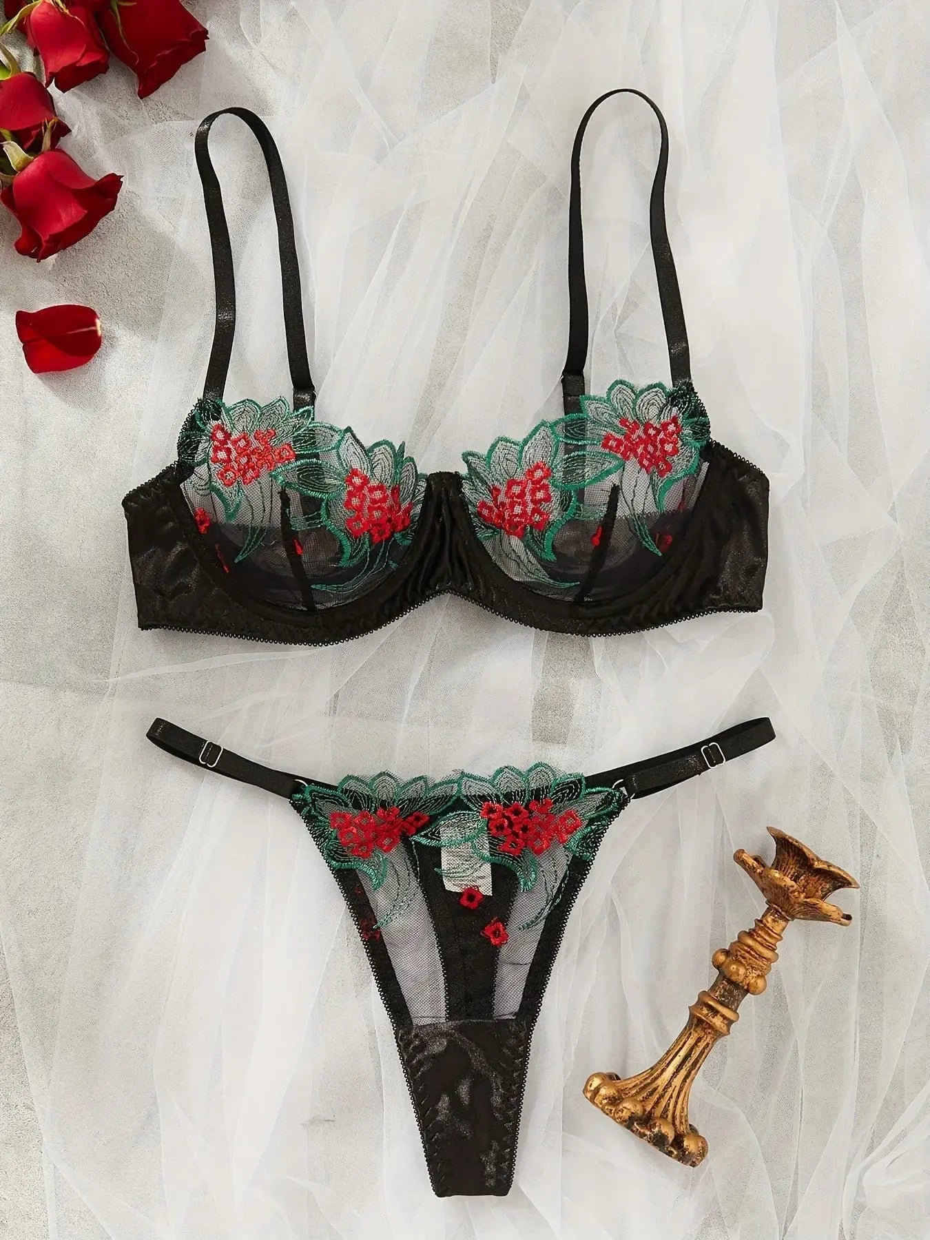 Born To Be Wild Bra Set LacyNighty Lingerie & Intimates