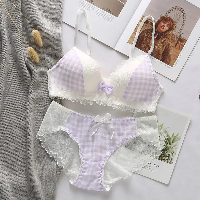 Waiting For A Train Bra Set LacyNighty Lingerie & Intimates