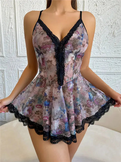 Fill Me With You Love Nightdress LacyNighty Sleeping Wear