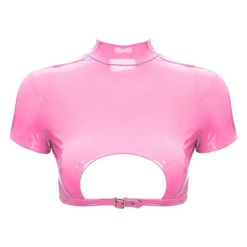 Leather Crop Top Lacy0301 Other