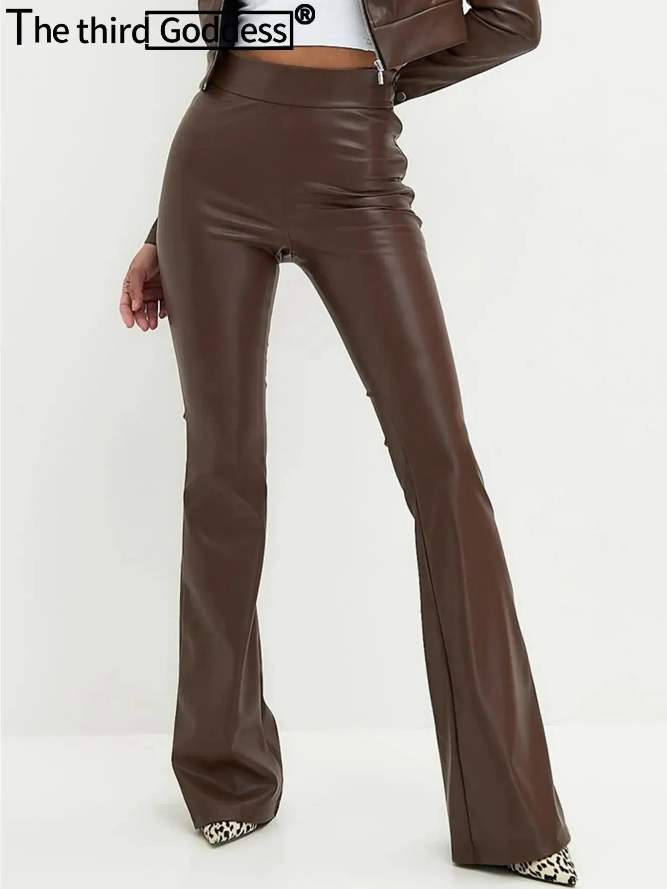 High Waist Leather Pants Lacy0301 Other