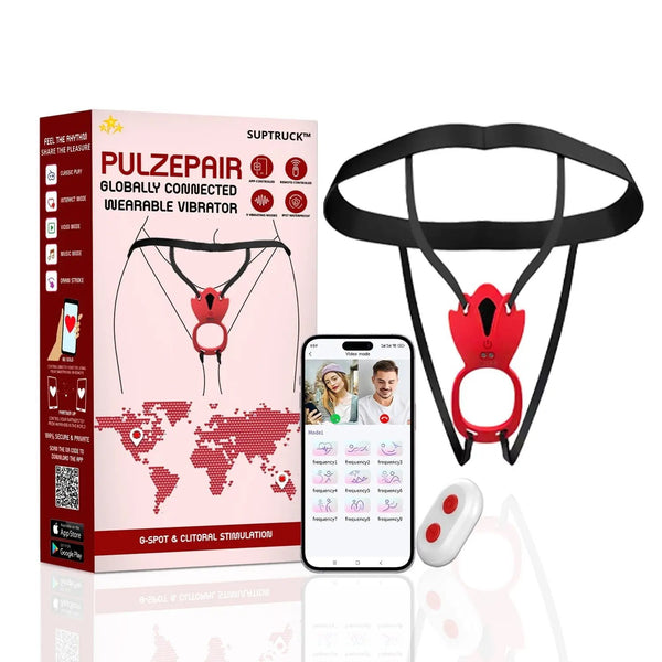 💥 2025 Limited 70% ️OFF 💦 PulzePair Suptruck™ Wearable Vibrator X9 CertifiCure Store
