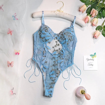 LacyNighty™ Butterfly Embrace Lace Set yuminancy Bodysuit