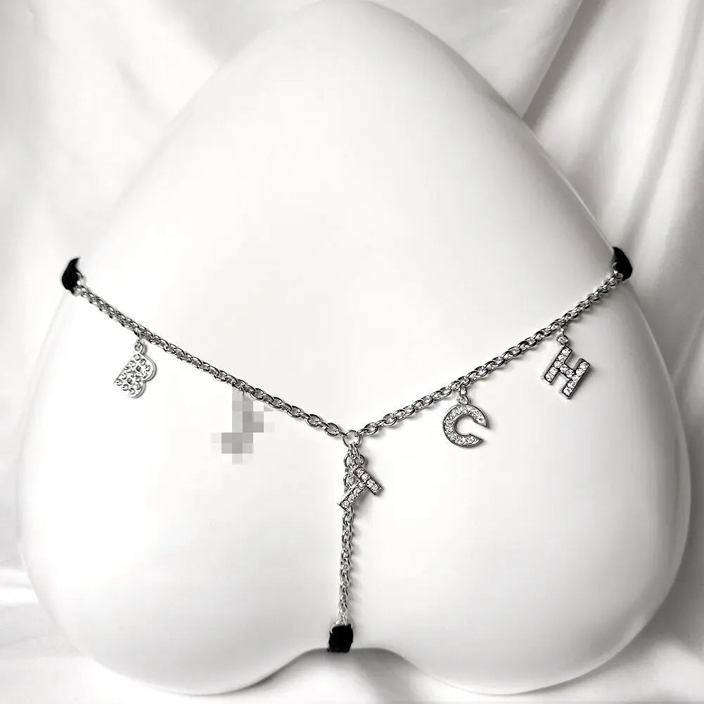 LacyNighty™ Naughty Whispers Lace Thong CARAQUET g-string