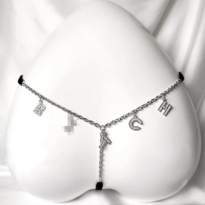 LacyNighty™ Naughty Whispers Lace Thong CARAQUET g-string