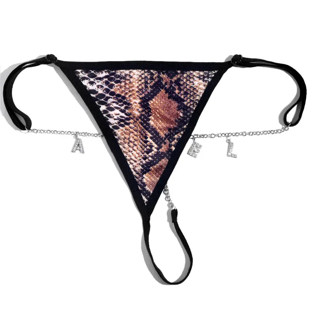 LacyNighty™ Naughty Whispers Lace Thong CARAQUET g-string