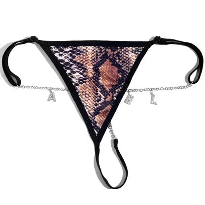 LacyNighty™ Naughty Whispers Lace Thong CARAQUET g-string