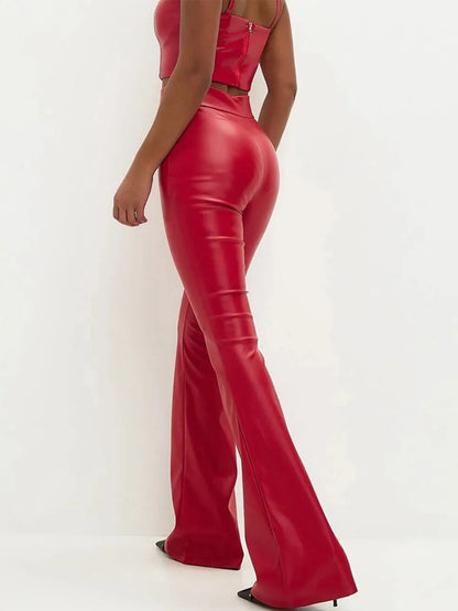 High Waist Leather Pants Lacy0301 Other