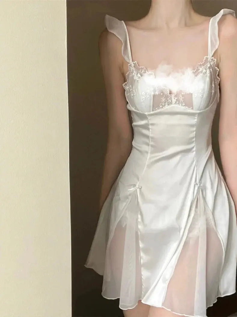 Love On The Line Nightdress LacyNighty0212 Sleeping Wear