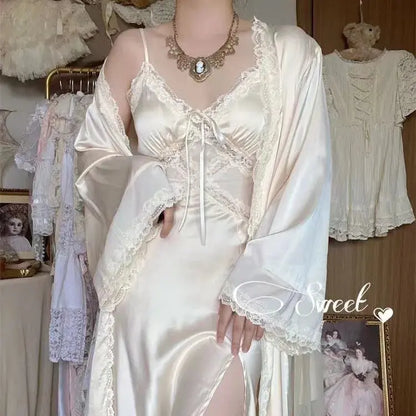 On Such A Timeless Dream Robe LacyNighty Sleeping Wear