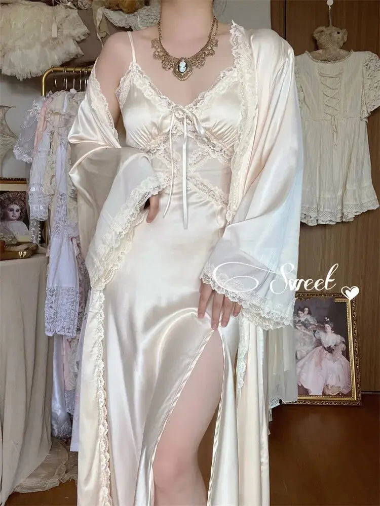 On Such A Timeless Dream Robe LacyNighty Sleeping Wear