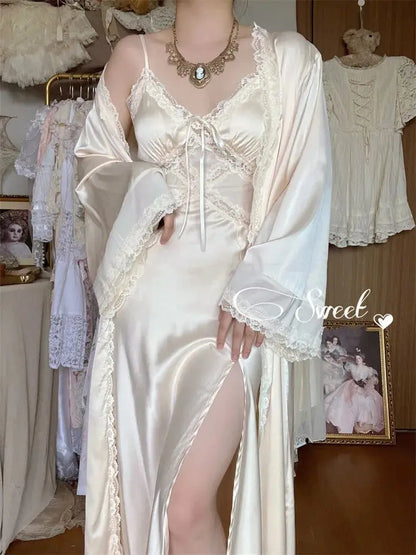 On Such A Timeless Dream Robe LacyNighty Sleeping Wear