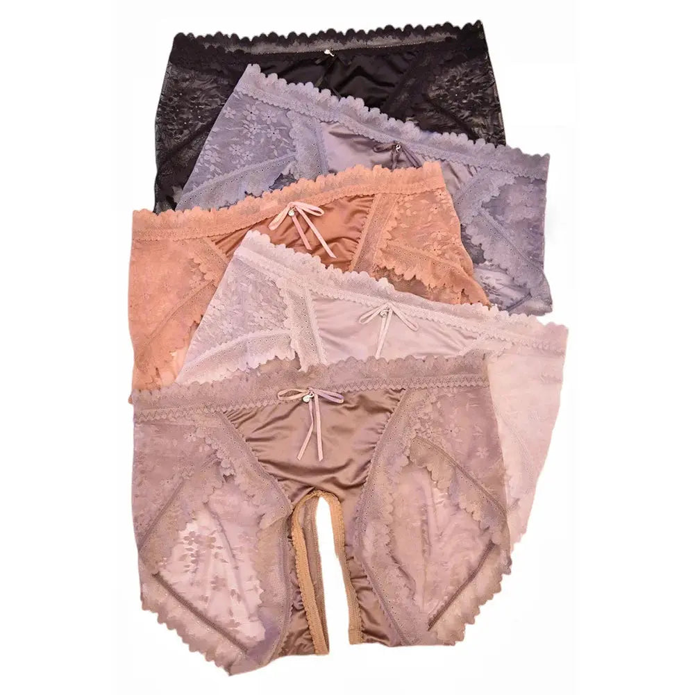 See My Perspective Crotchless Briefs LacyNighty Panties