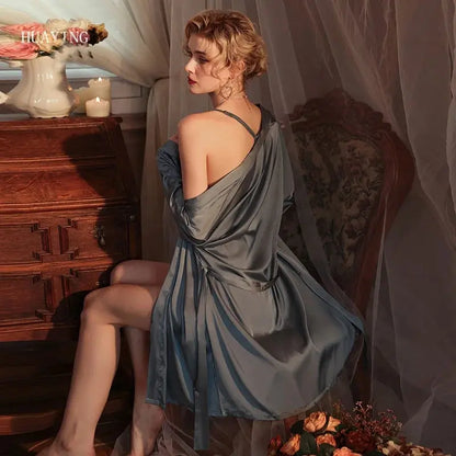 LacyNighty™ Ice Silk Set Lacy Nighty