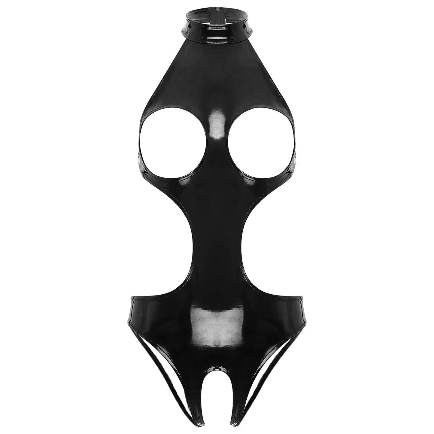 Open Cup Leather Bodysuit Lacy0301 Other